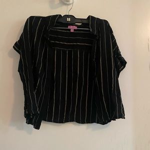 Crop Top Button Down